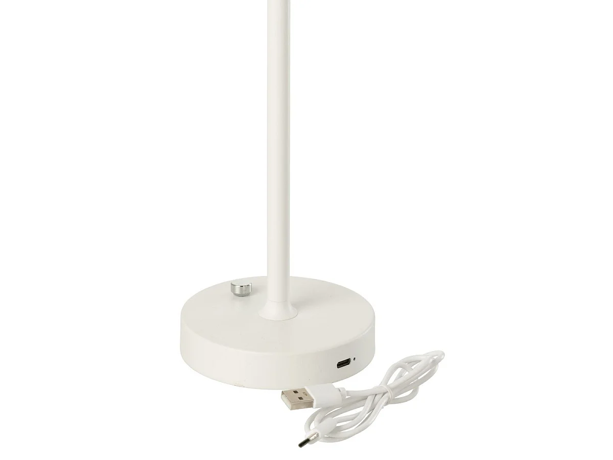 Lampe à Poser à LED "Noé" 31cm Blanc