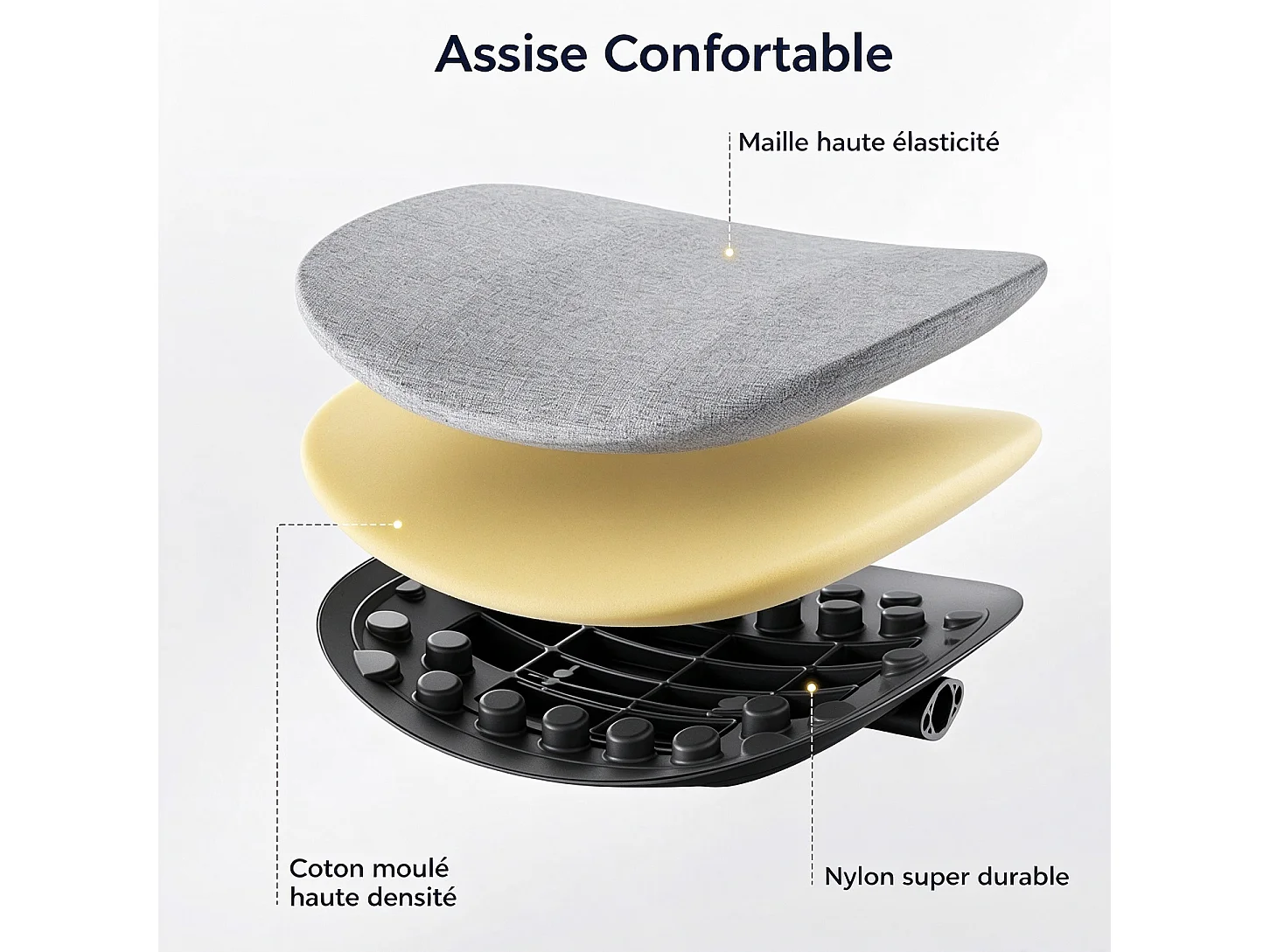 Eureka Ergonomic Chaise de bureau ergonomique Appui-tête, soutien lombaire, hauteur réglable