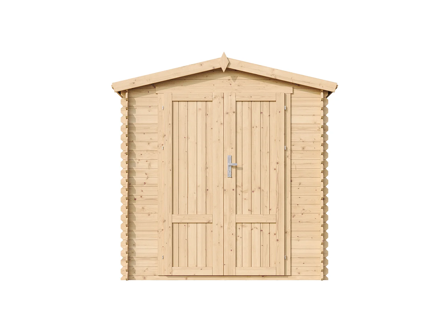 Holz Gartenhaus - 206x216xH218 cm - 3.53 m² - M343F1