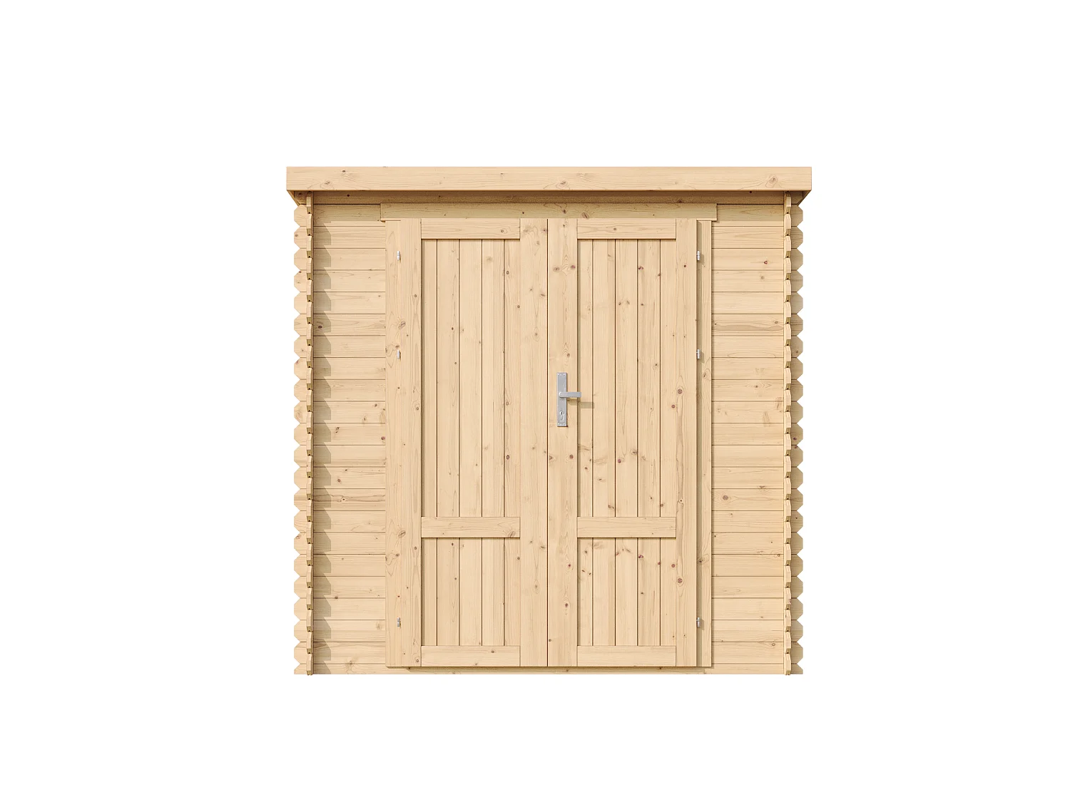 Holz Gartenhaus - 142x204xH200 cm / 2.22 m² - M311F1