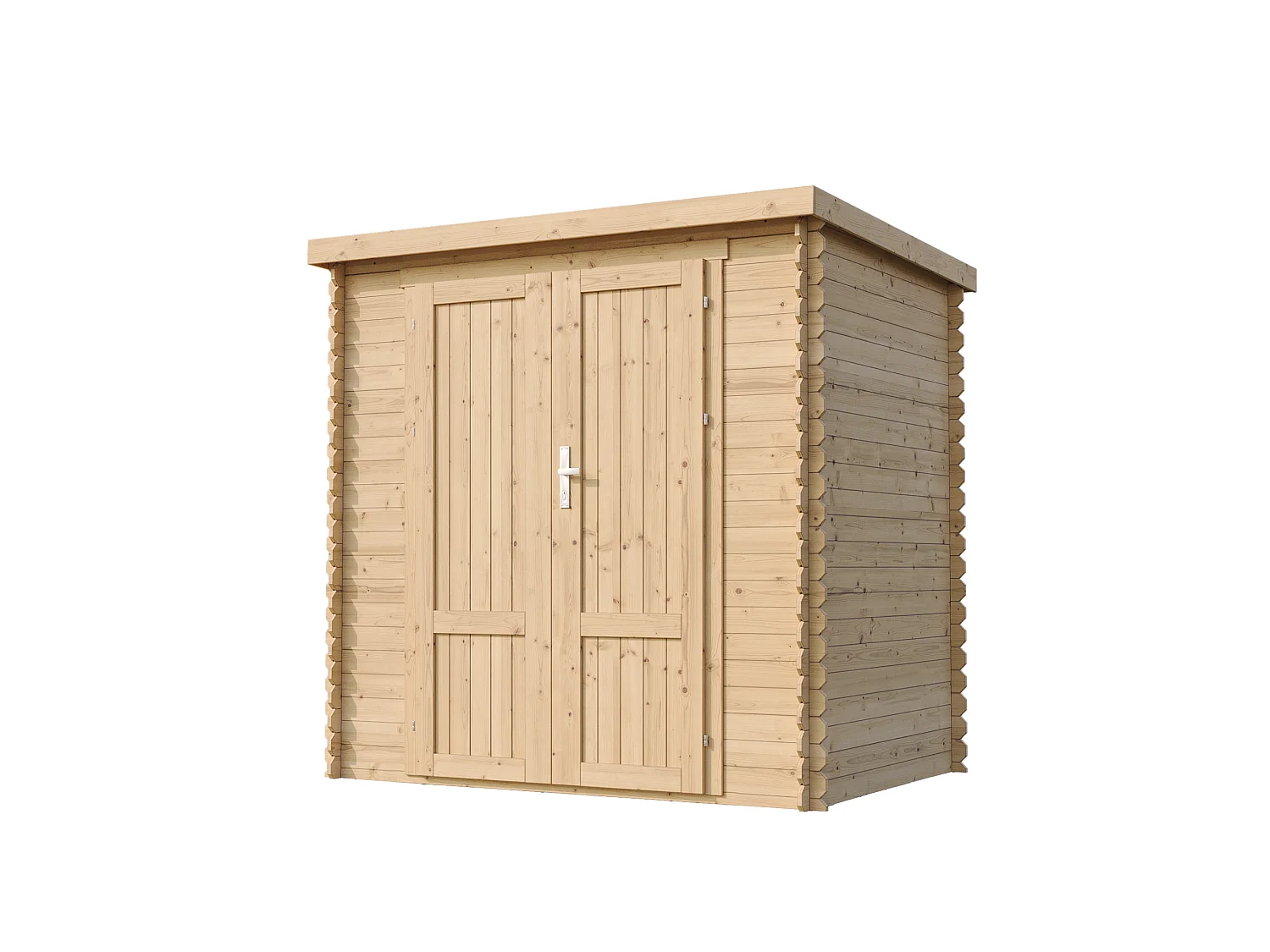 Holz Gartenhaus - 142x204xH200 cm / 2.22 m² - M311F1
