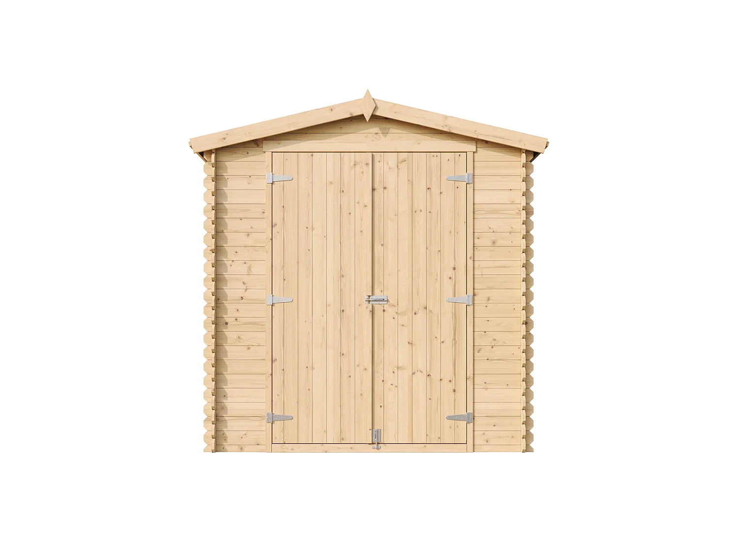 Abri de Jardin en Bois - 206x216xH218 cm / 3.53 m² - M343C1