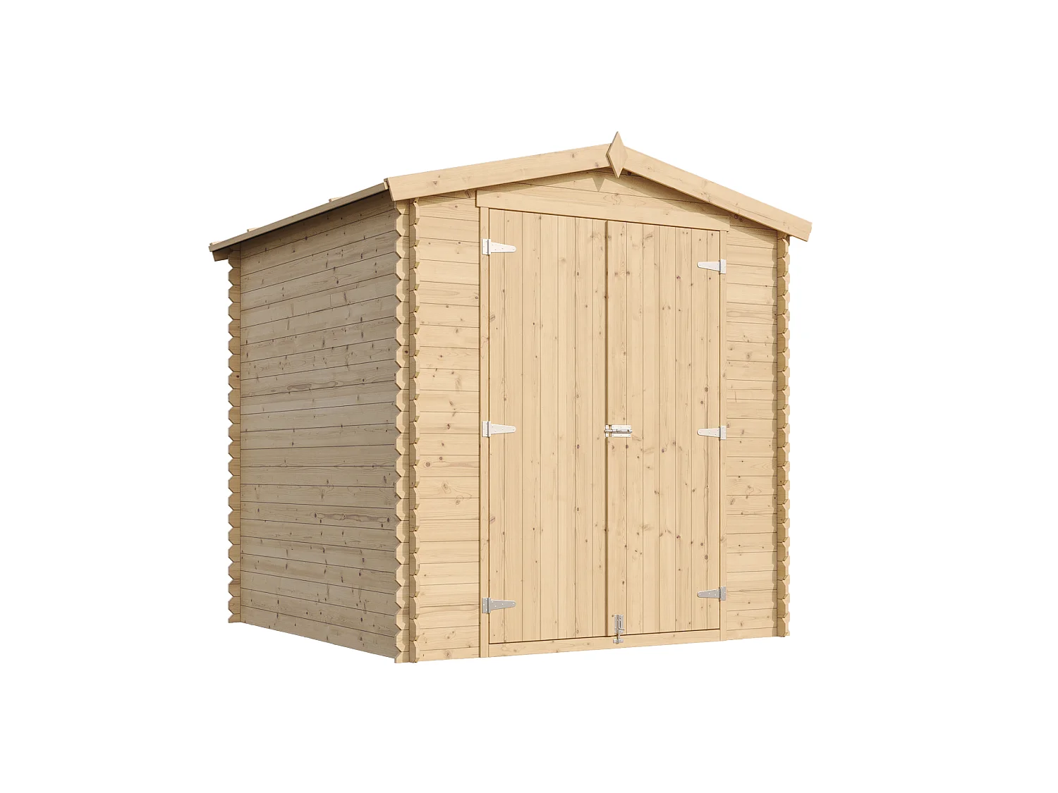 Abri de Jardin en Bois - 206x216xH218 cm / 3.53 m² - M343C1