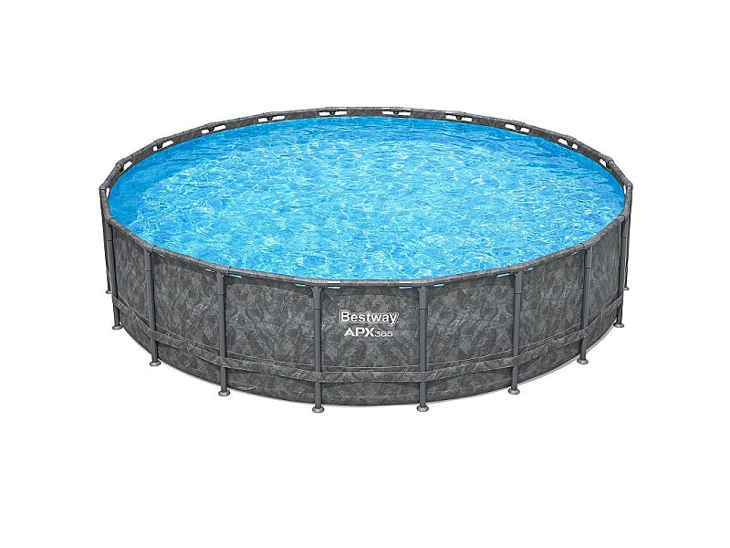 Piscine tubulaire ronde Bestway APX 365 6,10 x 1,32 m + Filtration + Accessoires