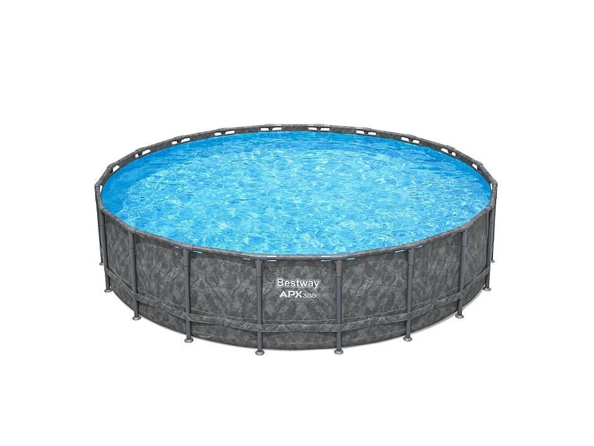 Piscine tubulaire ronde Bestway APX 365 6,10 x 1,32 m + Filtration + Accessoires