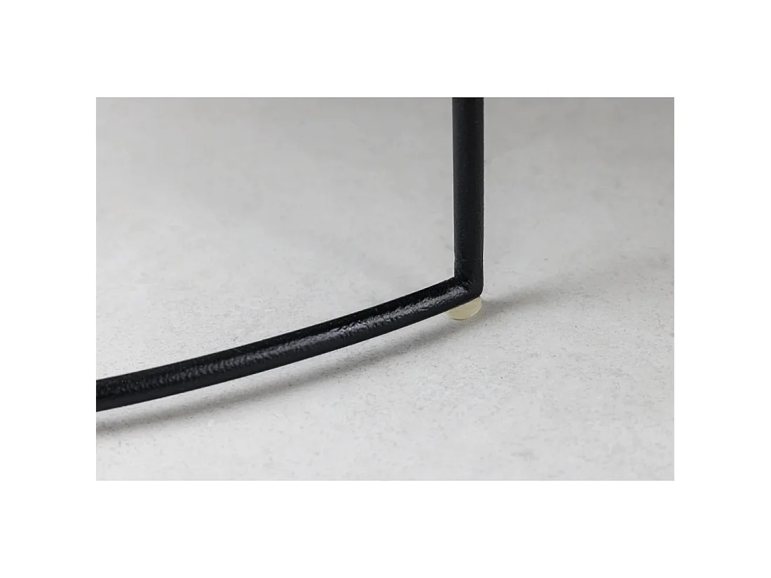 Lage bijzettafels VORTEX goud aluminium – set van 2 ronde tafels met gehamerd effect