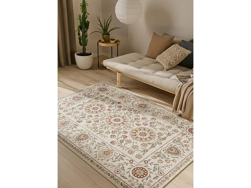 Tapis extérieur - classique - multicolore - 80 x 150 cm - LUA