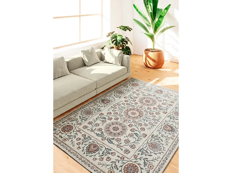 Tapis extérieur - classique - bleu - 160 x 230 cm - LUA