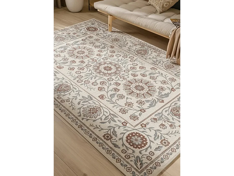 Tapis extérieur - classique - bleu - 120 x 170 cm - LUA