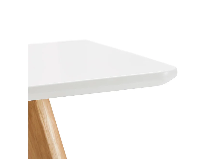 Table ou bureau design MARIUS blanc style scandinave