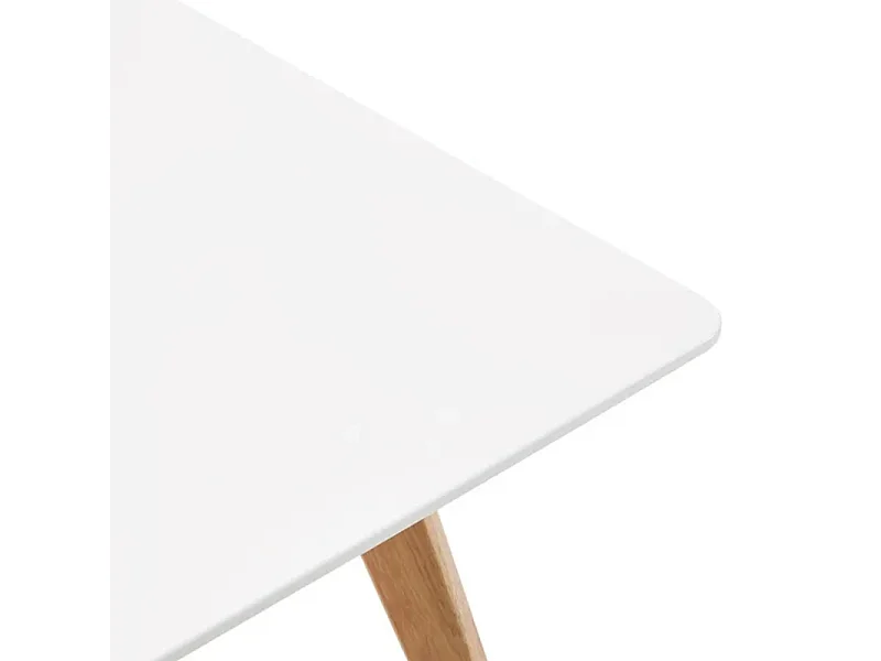 Table ou bureau design MARIUS blanc style scandinave