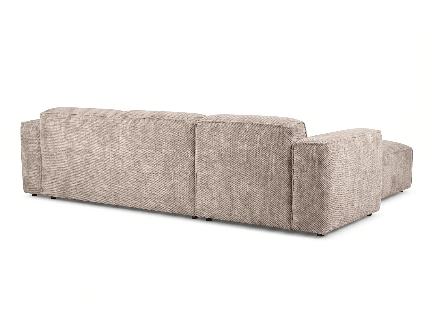 MILKY – canapé d’angle convertible gauche 275x174 cm, VEGA 3 beige