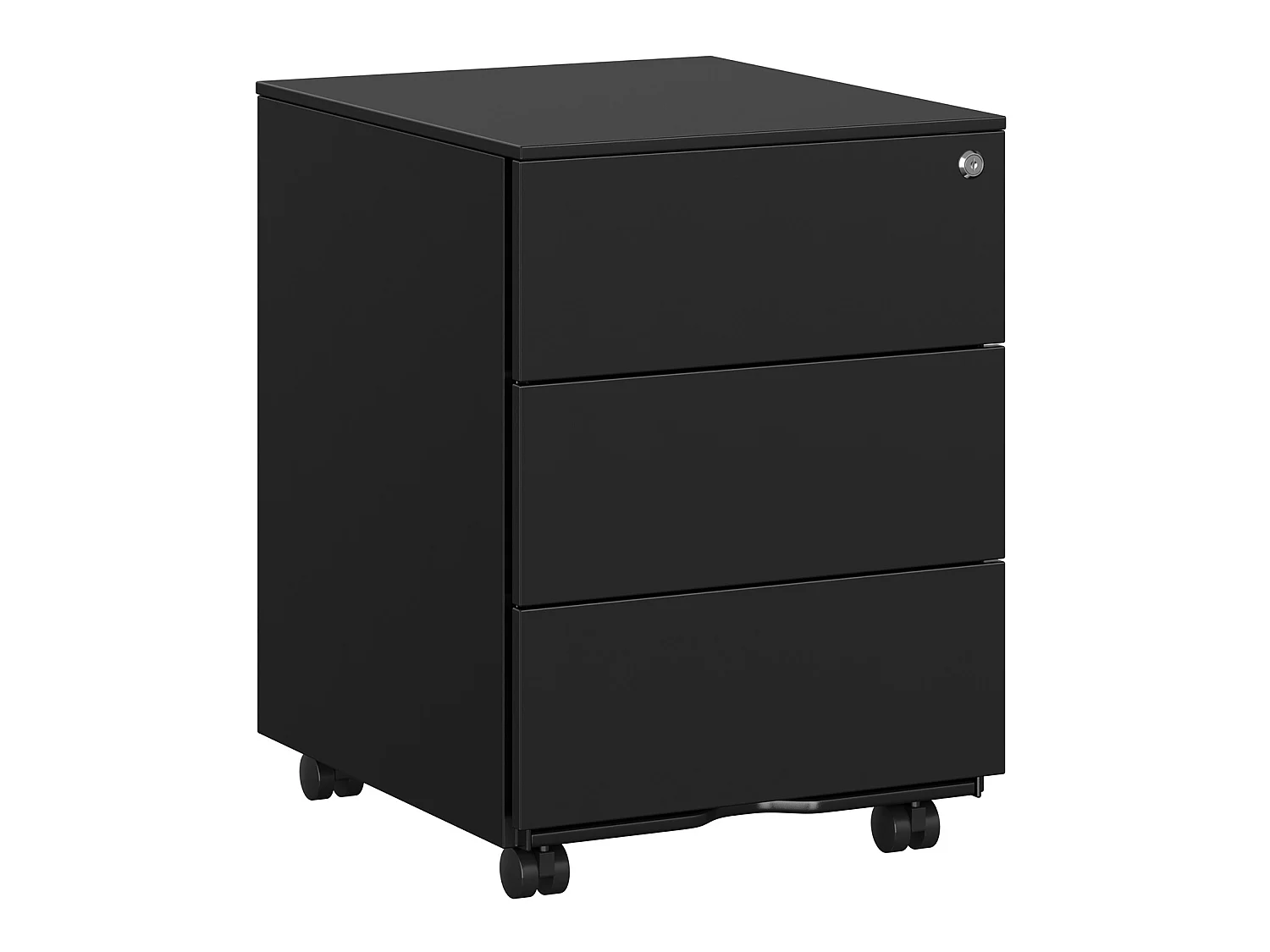 Mobiletto archivio 39x45x55 cm nero