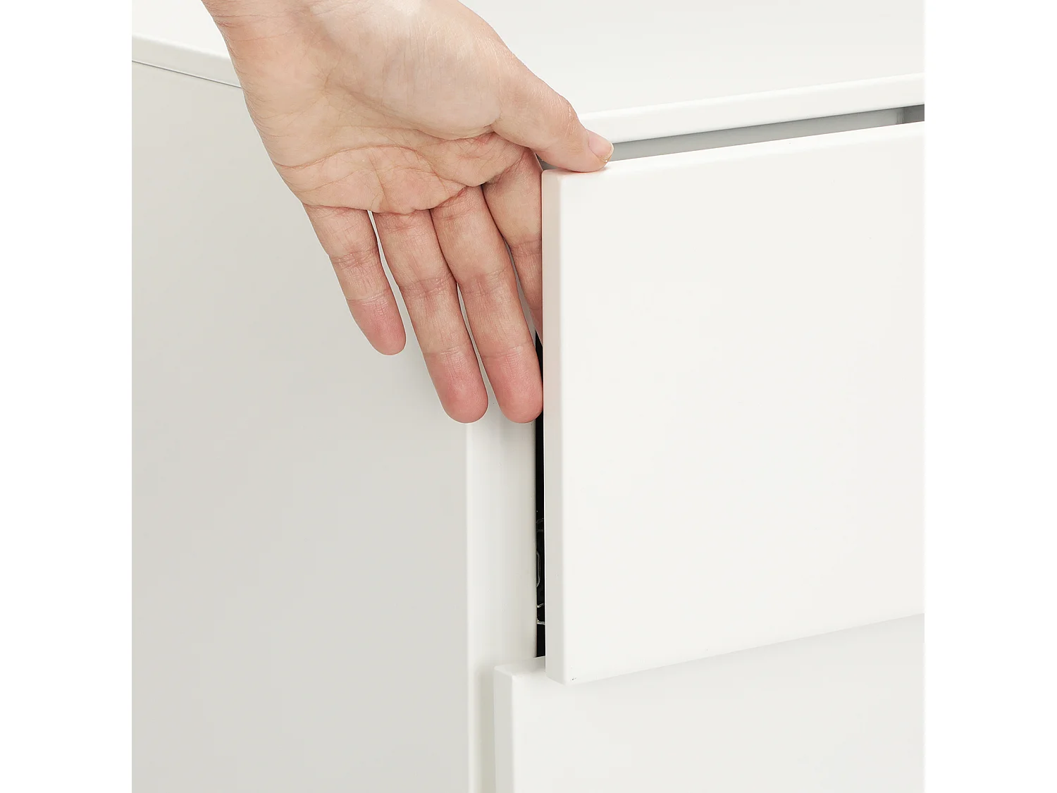 Mobiletto archivio 55x45x39 cm contenitore mobile in acciaio bianco con ruote