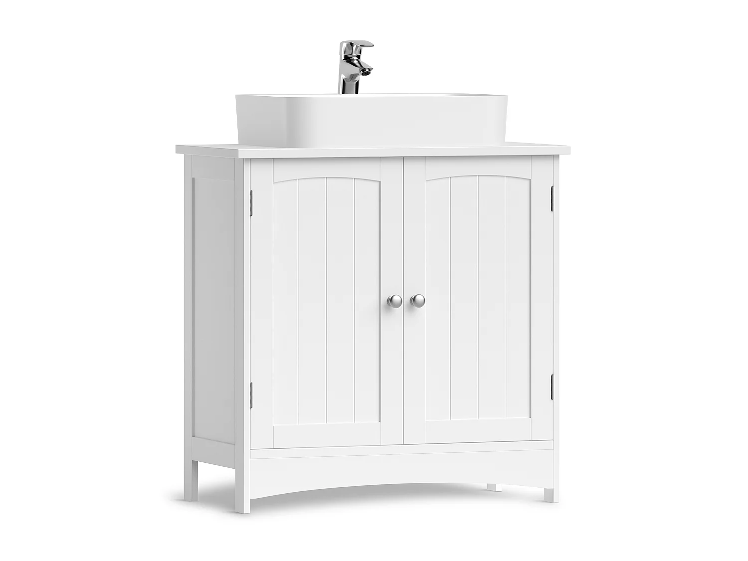 Meuble sous évier 60x30x60 cm blanc