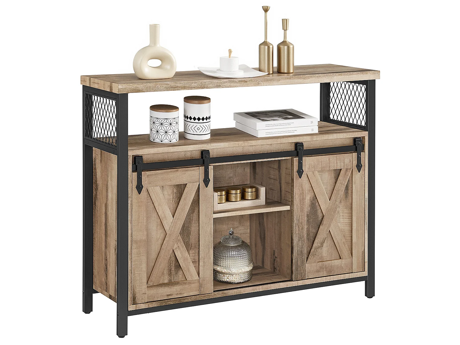 Armoire de rangement 100x33x80 cm noir