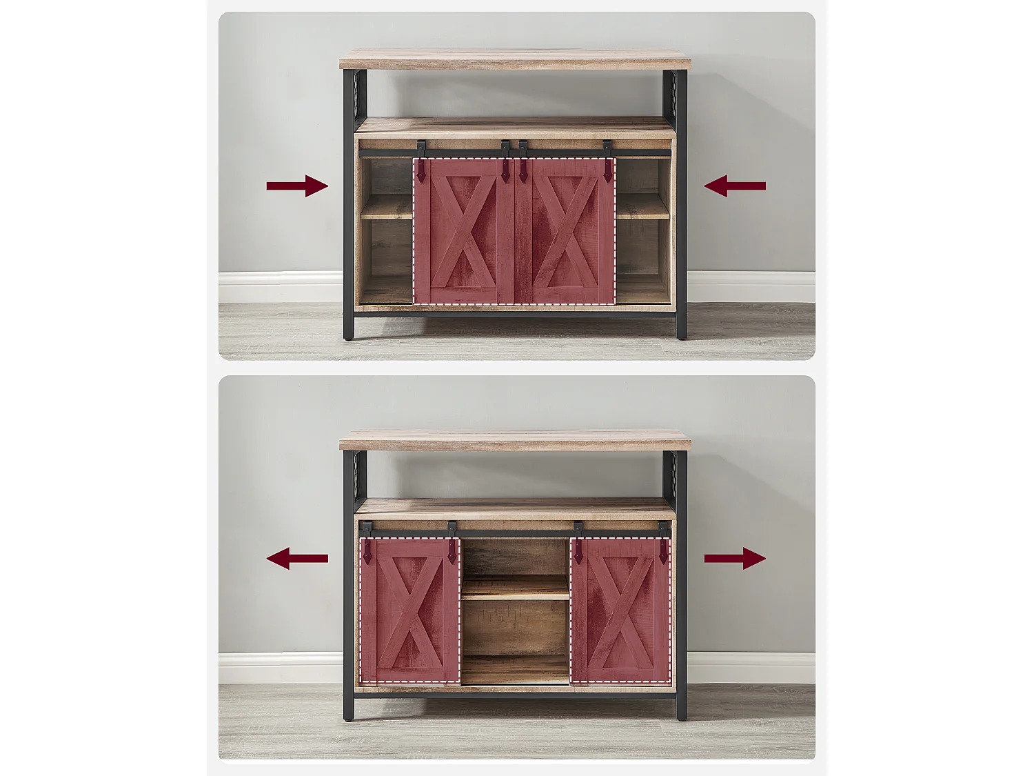 Armoire de rangement 100x33x80 cm noir
