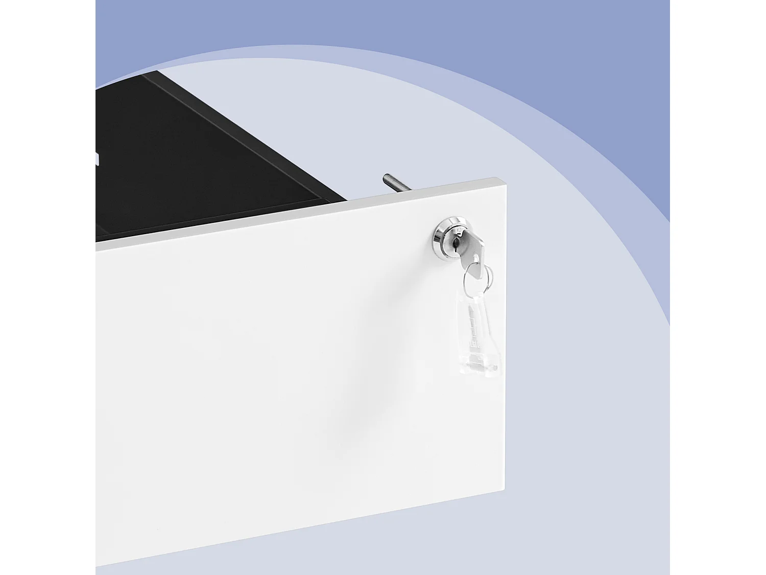 Classement 39x45x69,4 cm Blanc nuage