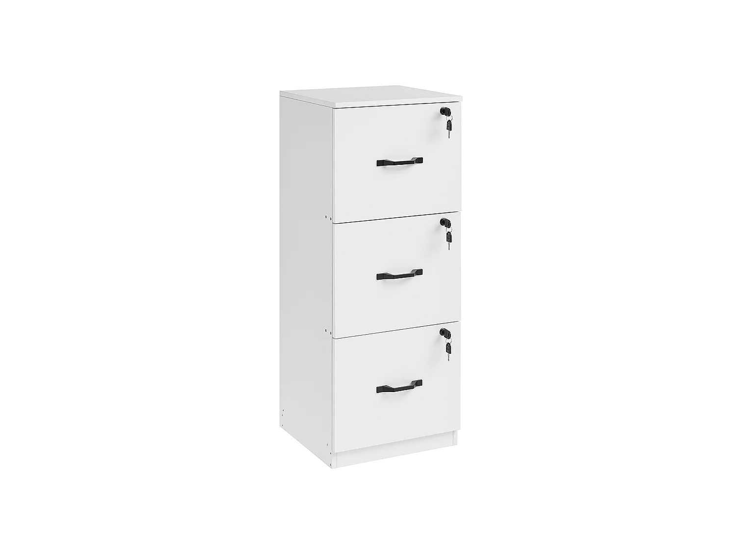 Mobiletto archivio 41x40x103 cm bianco