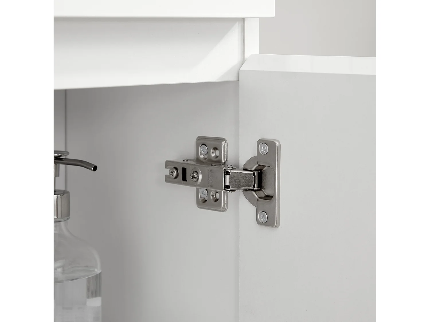 Armoire de salle de bain 60x30x80 cm blanc
