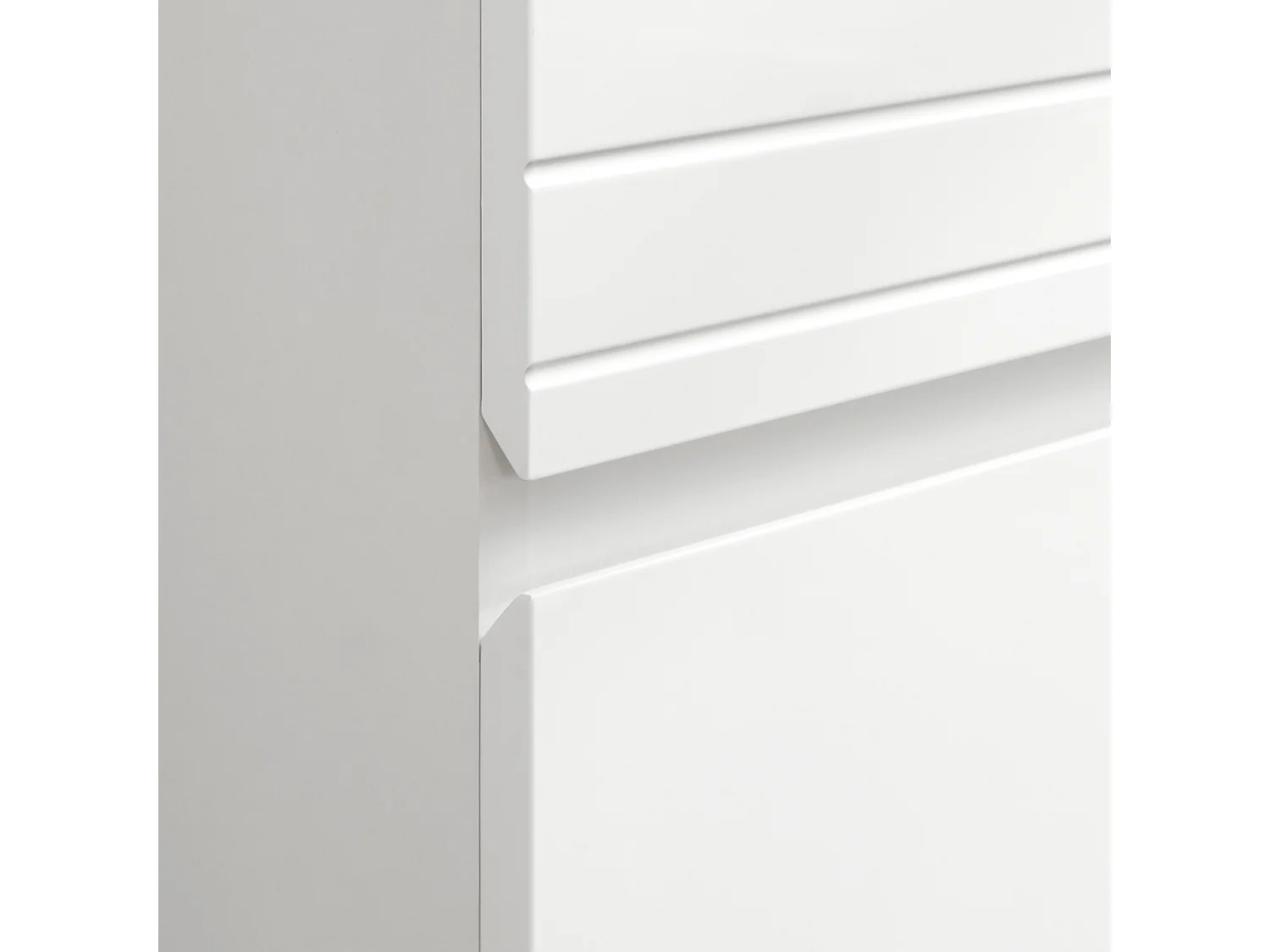 Armoire de salle de bain 60x30x80 cm blanc