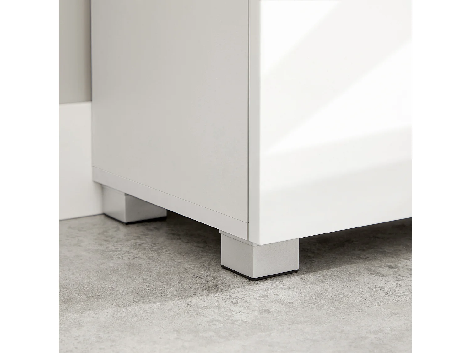 Armoire de salle de bain 60x30x80 cm blanc