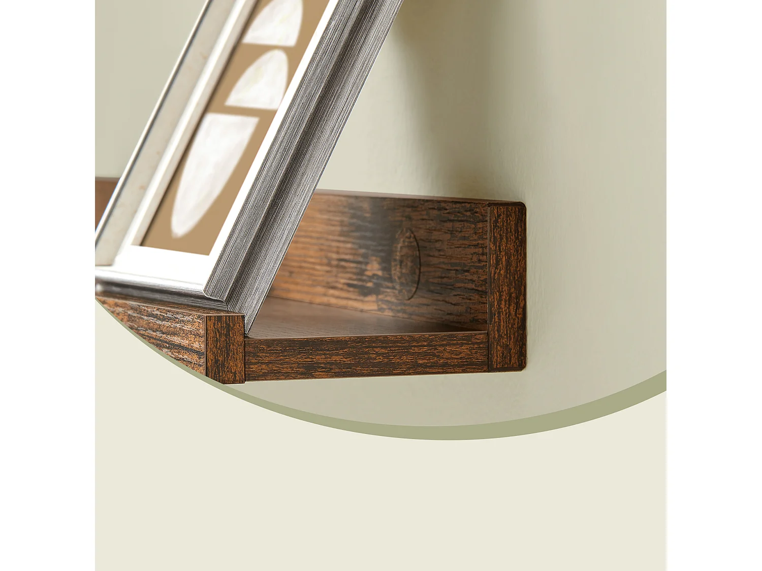Étagère murale 38x10x5 cm Marron