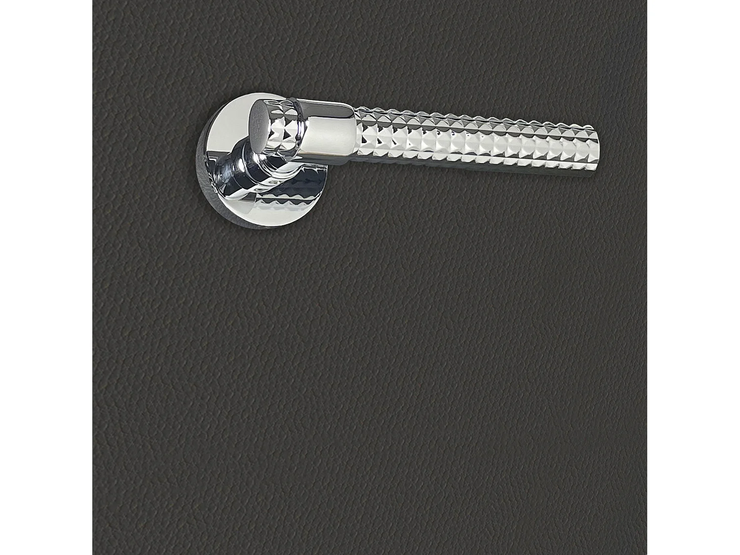 Poignée de porte design finition aspect chrome brillant Grazia - KATCHMEE - KatchMee