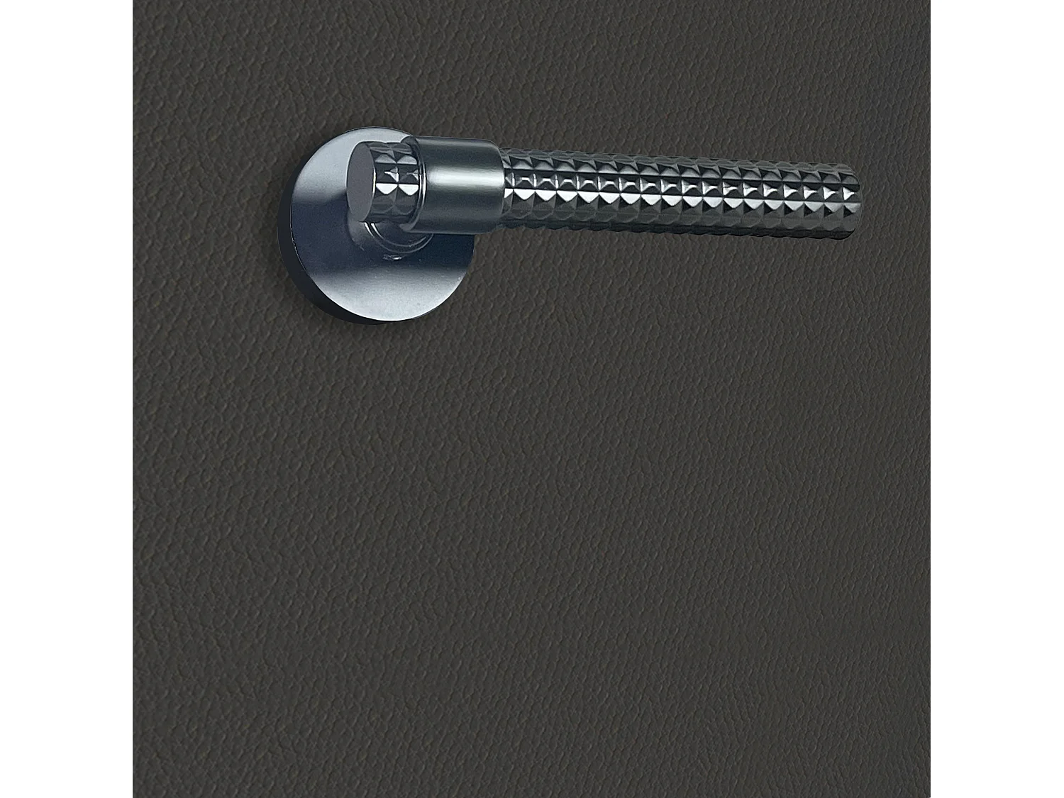Poignée de porte design finition aspect noir mat Asteria - KATCHMEE - KatchMee