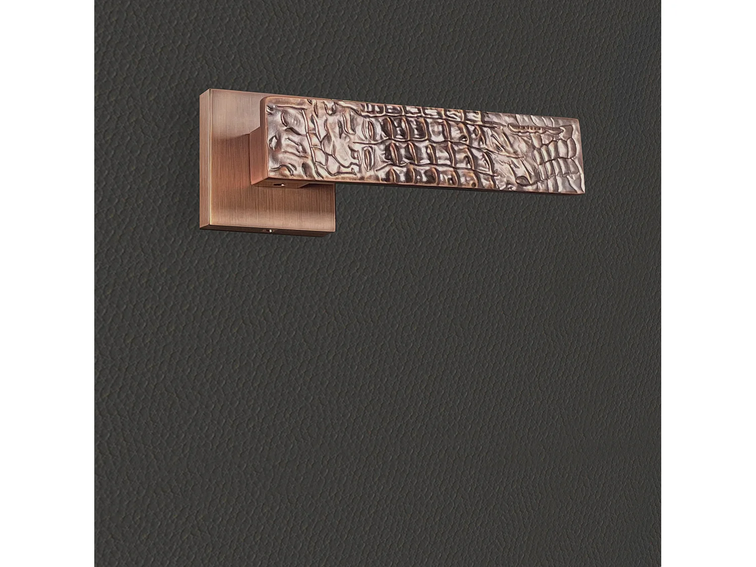 Poignée de porte design finition aspect bronze brossé Bruna - KATCHMEE - KatchMee
