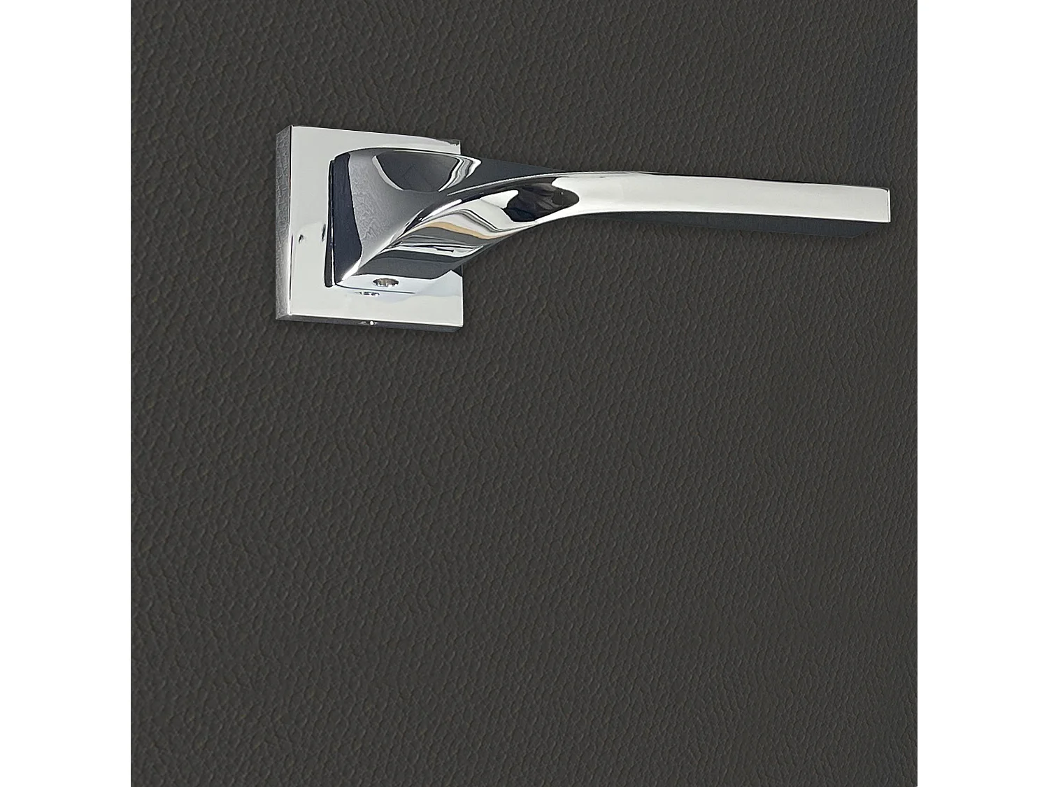 Poignée de porte design finition aspect chrome brillant Angela - KATCHMEE - KatchMee