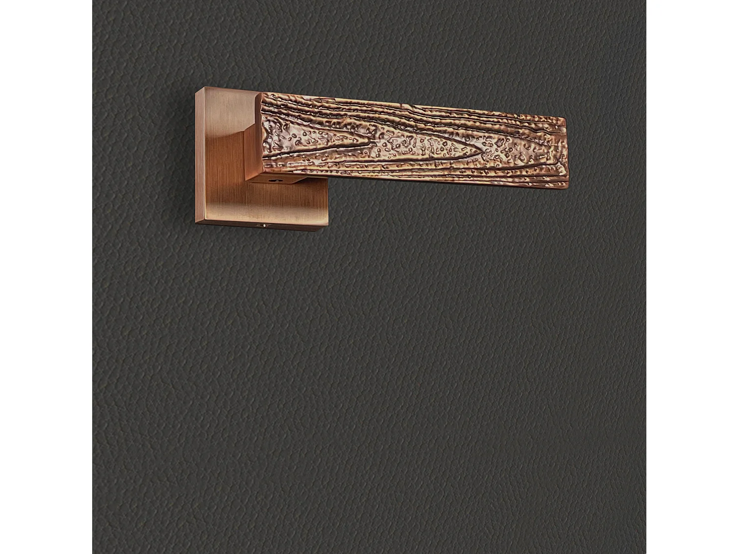 Poignée de porte design finition aspect bronze brossé Olivia - KATCHMEE - KatchMee
