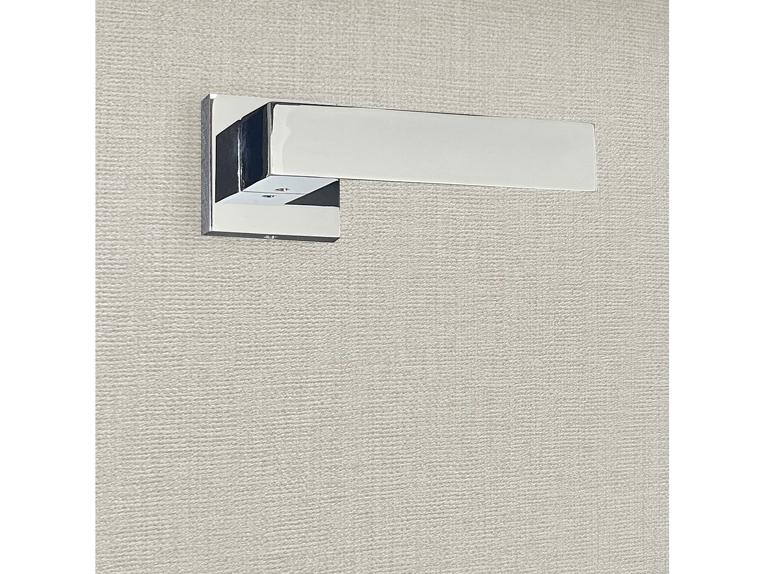 Poignée de porte design finition aspect chrome mat Europa - KATCHMEE - KatchMee