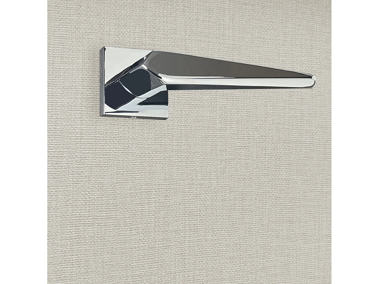 Poignée de porte design finition aspect chrome brillant Tosca - KATCHMEE - KatchMee