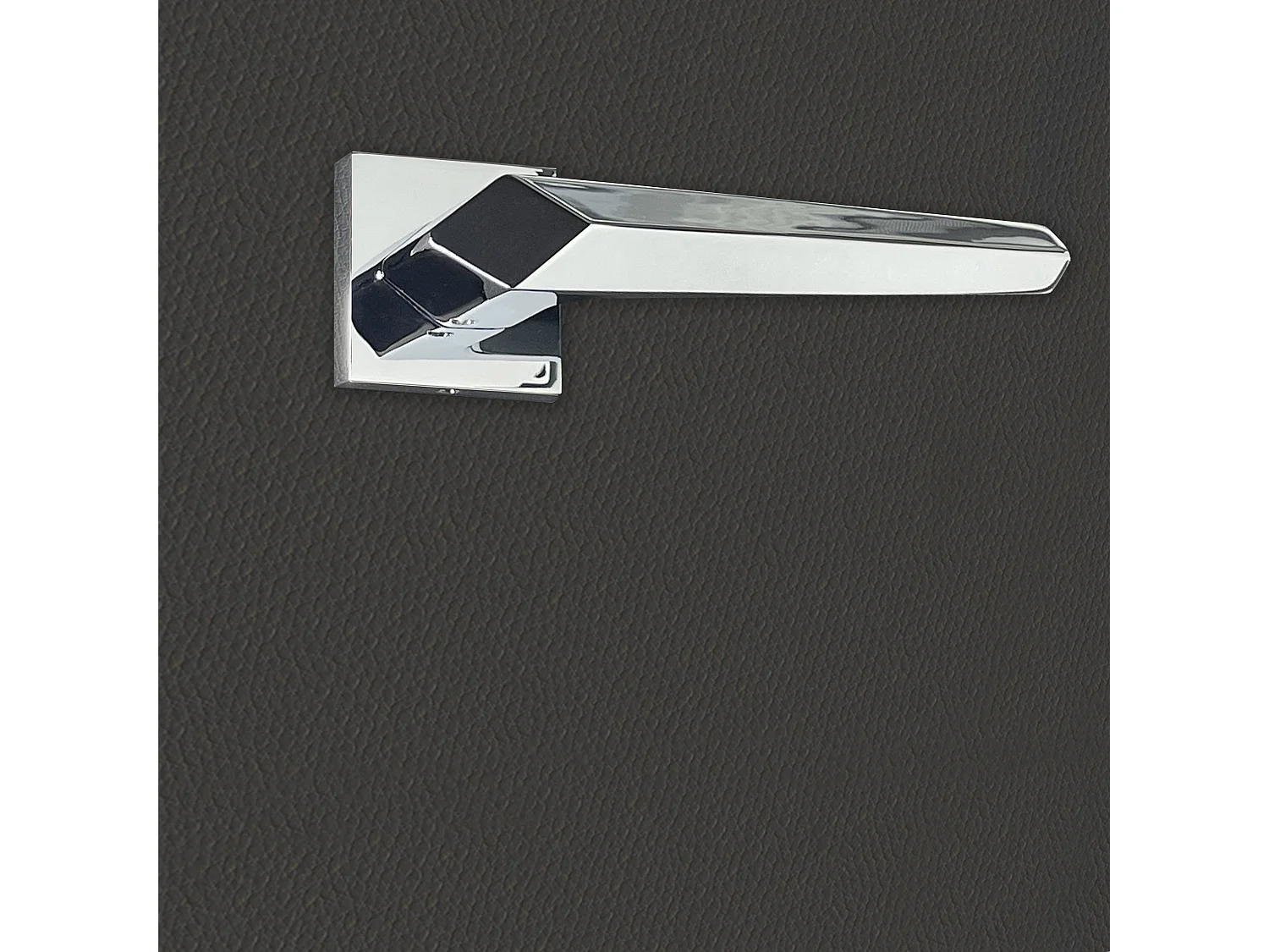 Poignée de porte design finition aspect chrome brillant Gilda - KATCHMEE - KatchMee