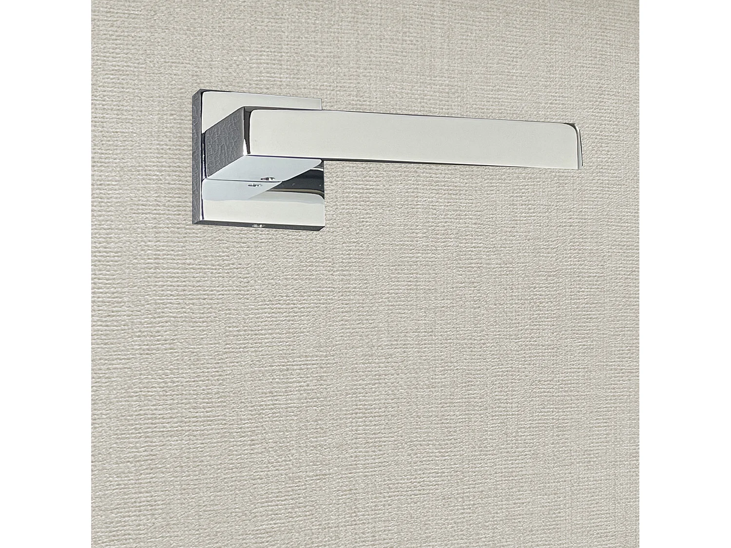 Poignée de porte design finition aspect chrome brillant Alda - KATCHMEE - KatchMee