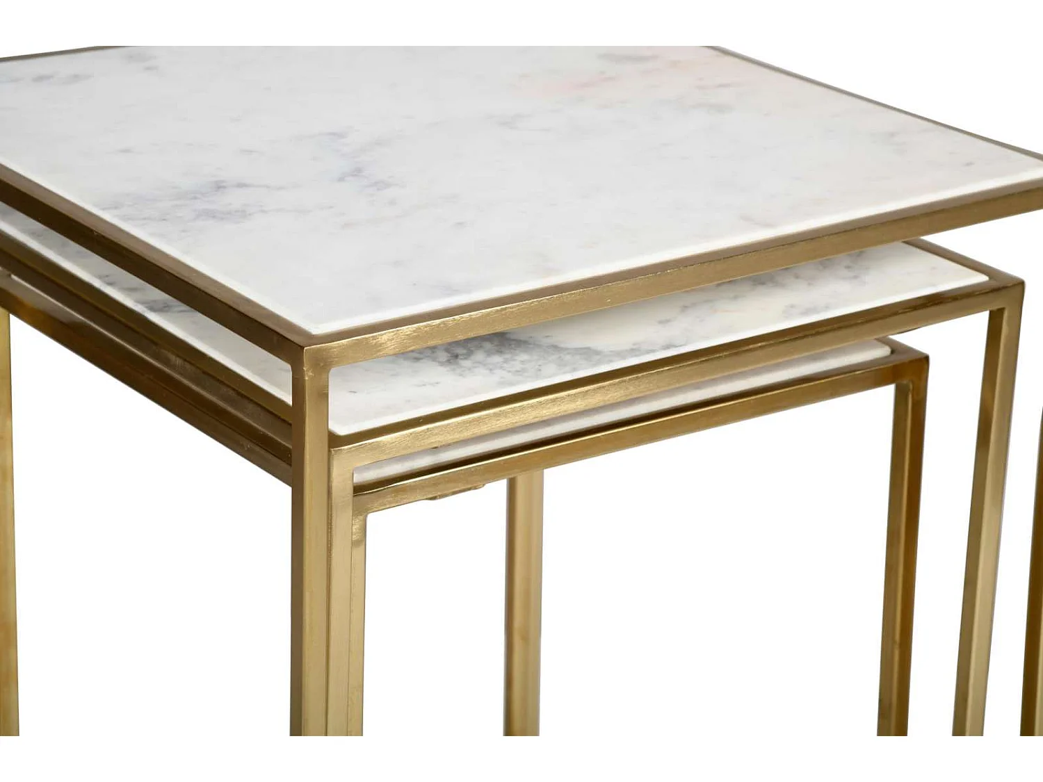 Tafelset 35,5x35,5x56 cm wit Avola AV2130-38