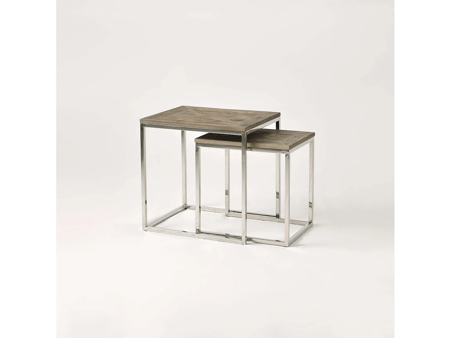 Table set 55x55x45 cm brown glamour gl1538/39
