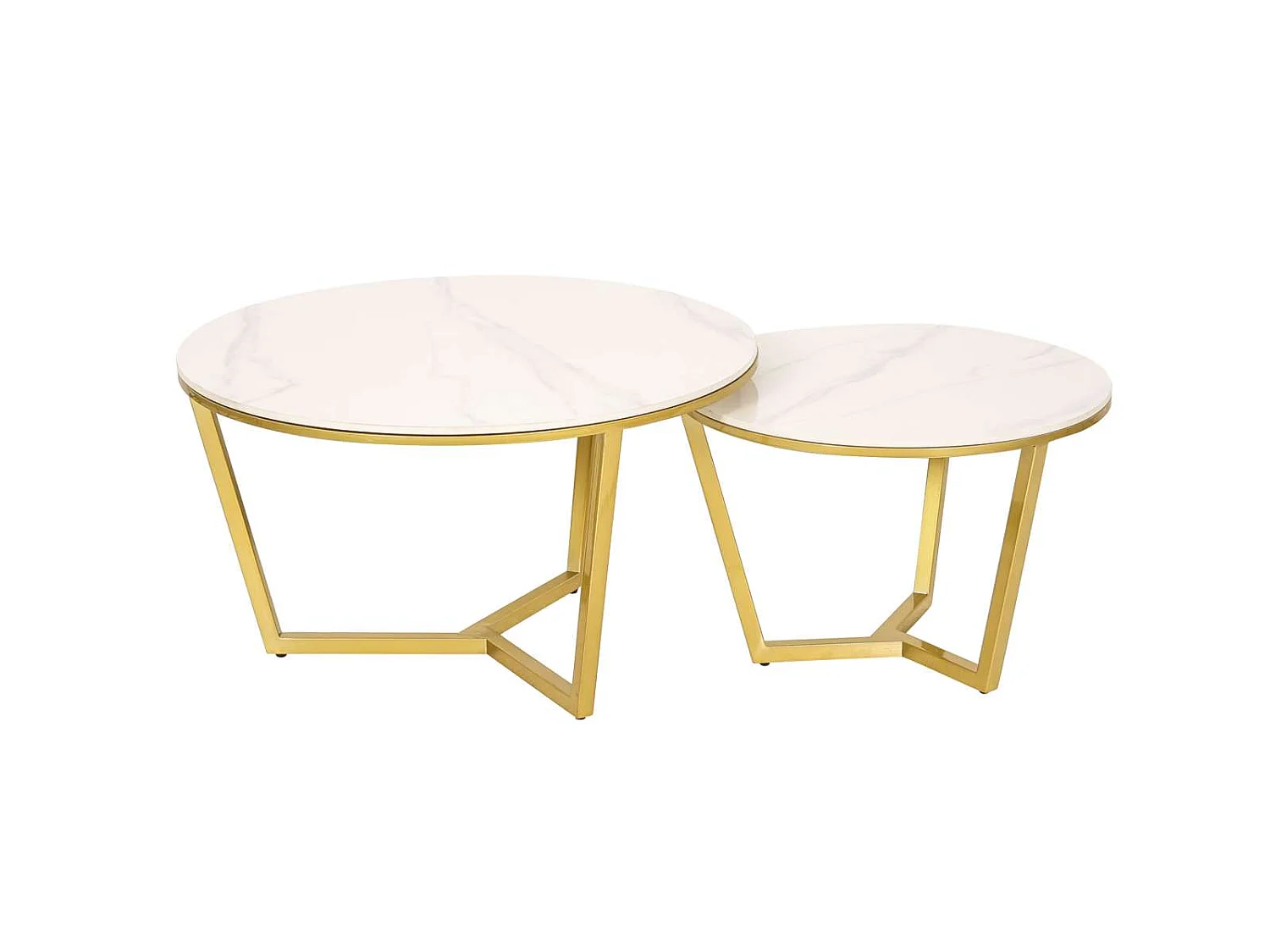 Salontafelset 80x45x80 cm goud Modig M67