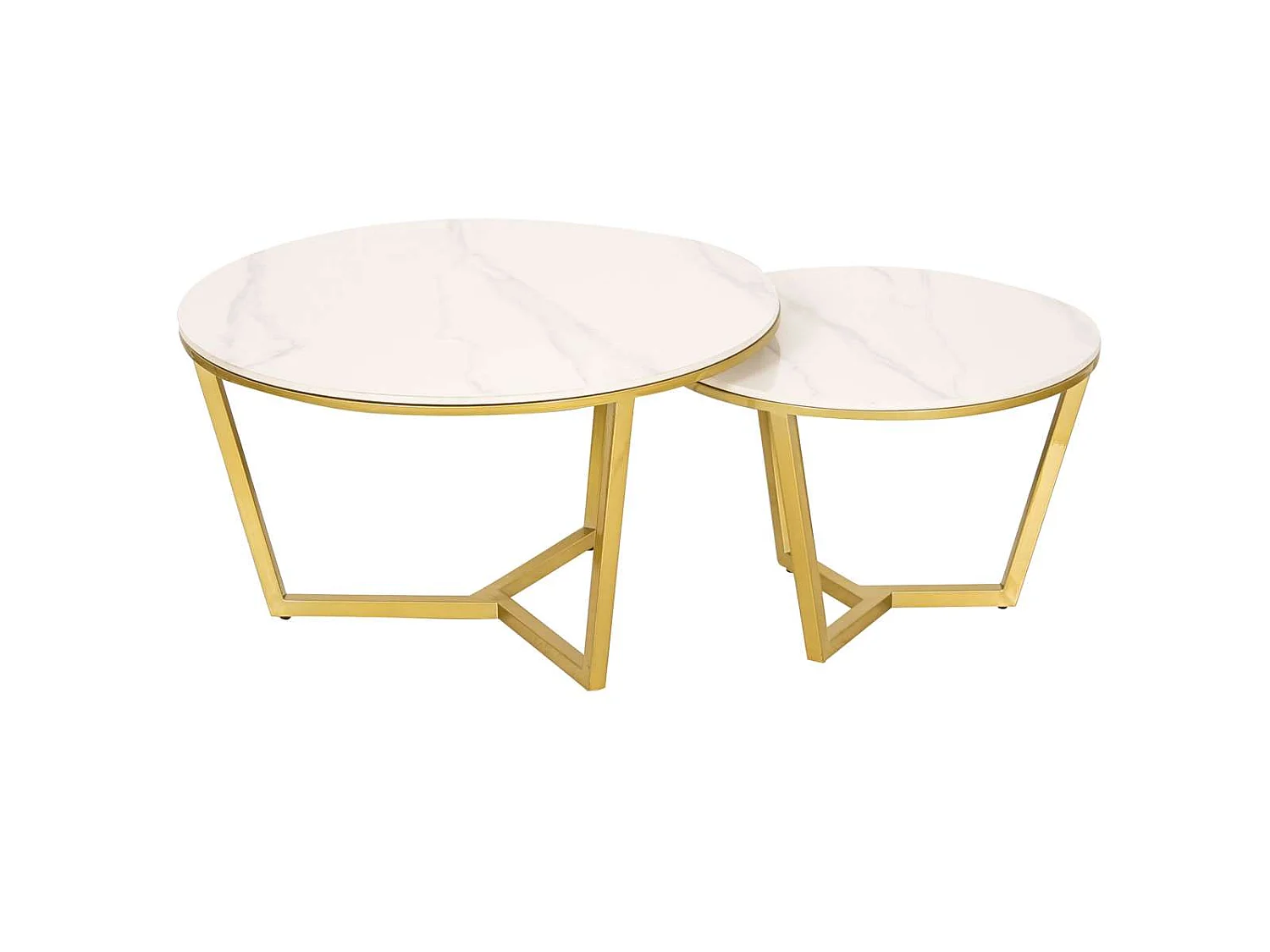 Salontafelset 80x45x80 cm goud Modig M67