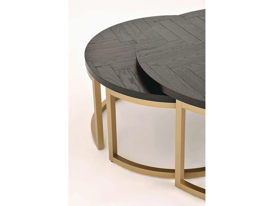 Salontafel 90x42x90 cm zwart Seville sev07-0