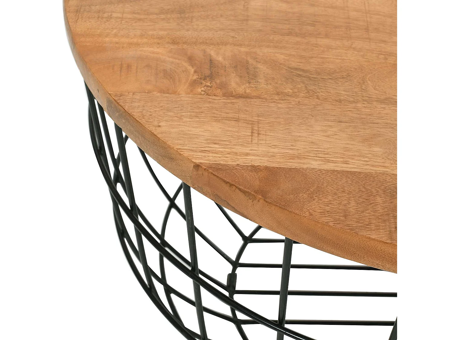 Table set 76x48.5x76 cm Black Avola AV2330-26B