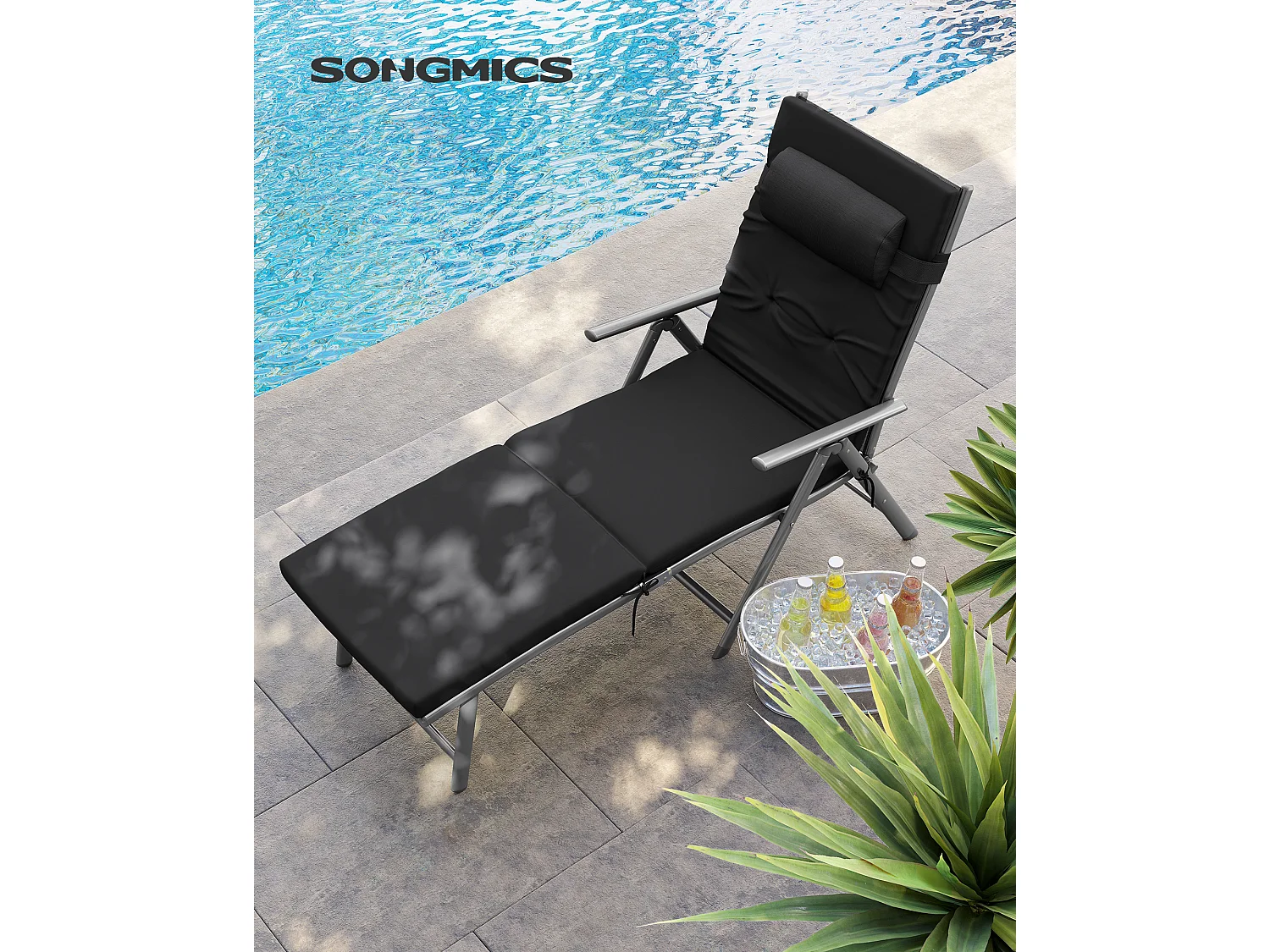 Solvogn, 60x183x97 cm, Sort