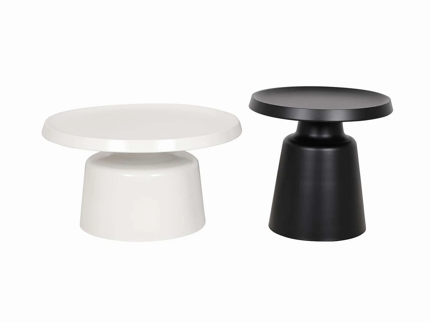 Coffee Table 73x34.5x73 cm White modig m65