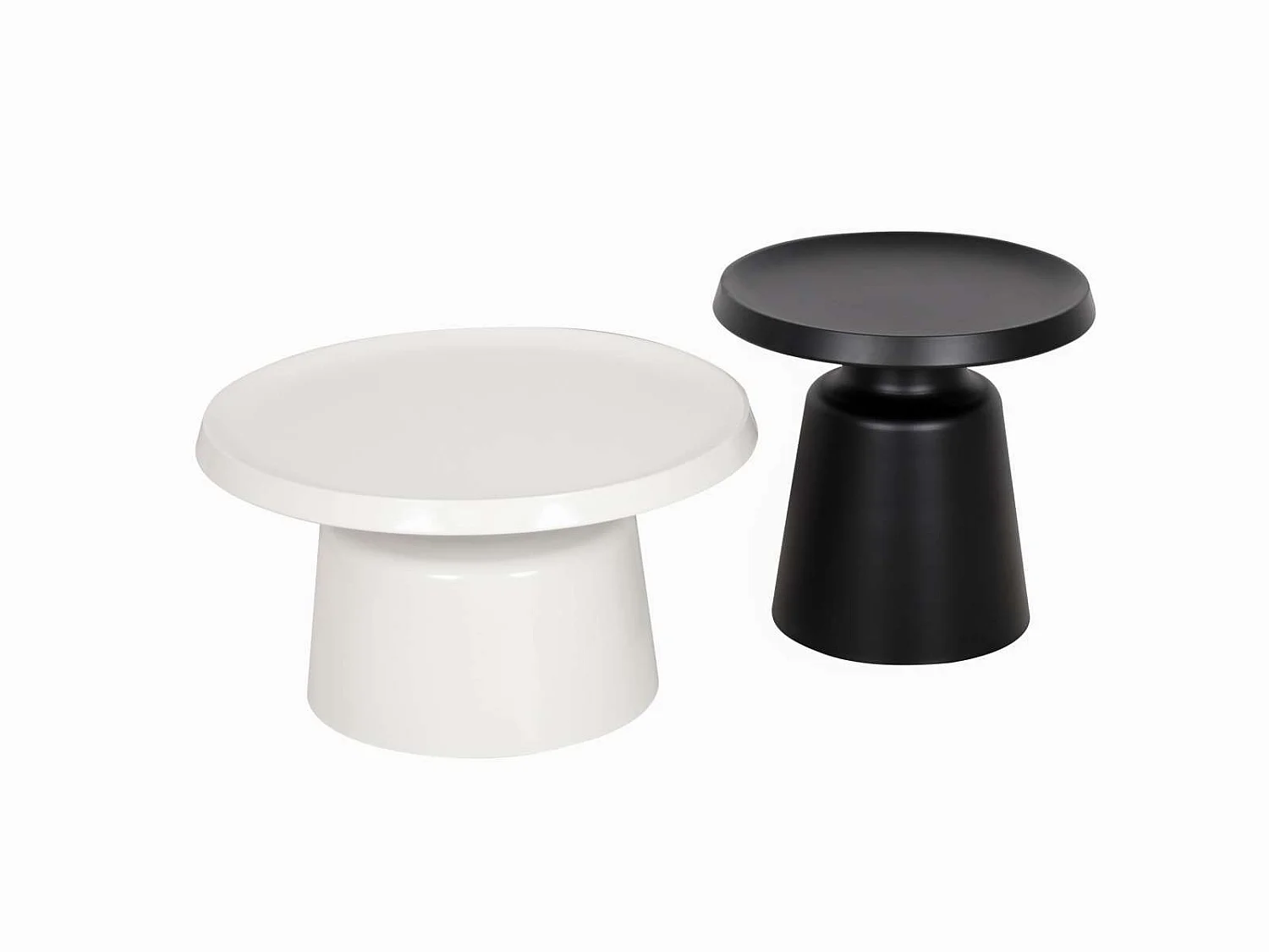 Coffee Table 73x34.5x73 cm White modig m65