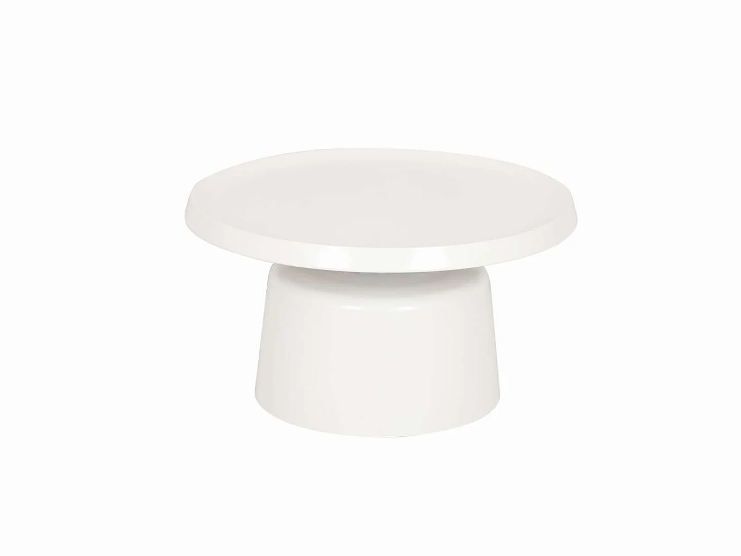 Coffee Table 73x34.5x73 cm White modig m65