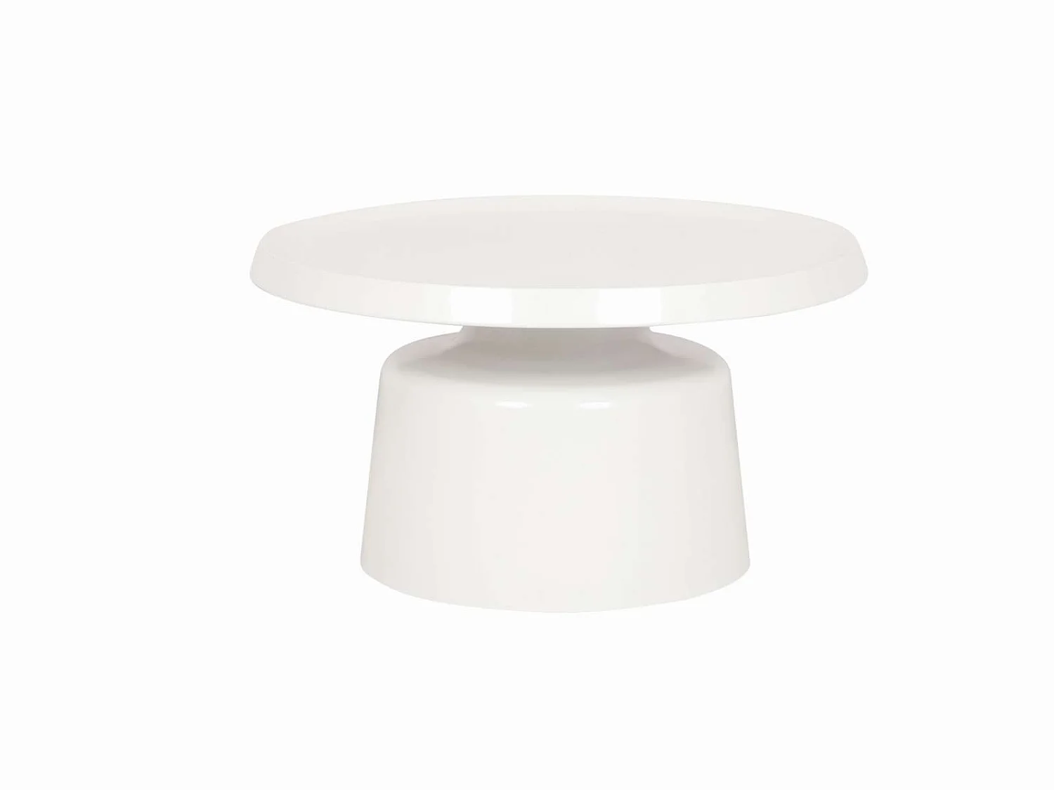 Coffee Table 73x34.5x73 cm White modig m65