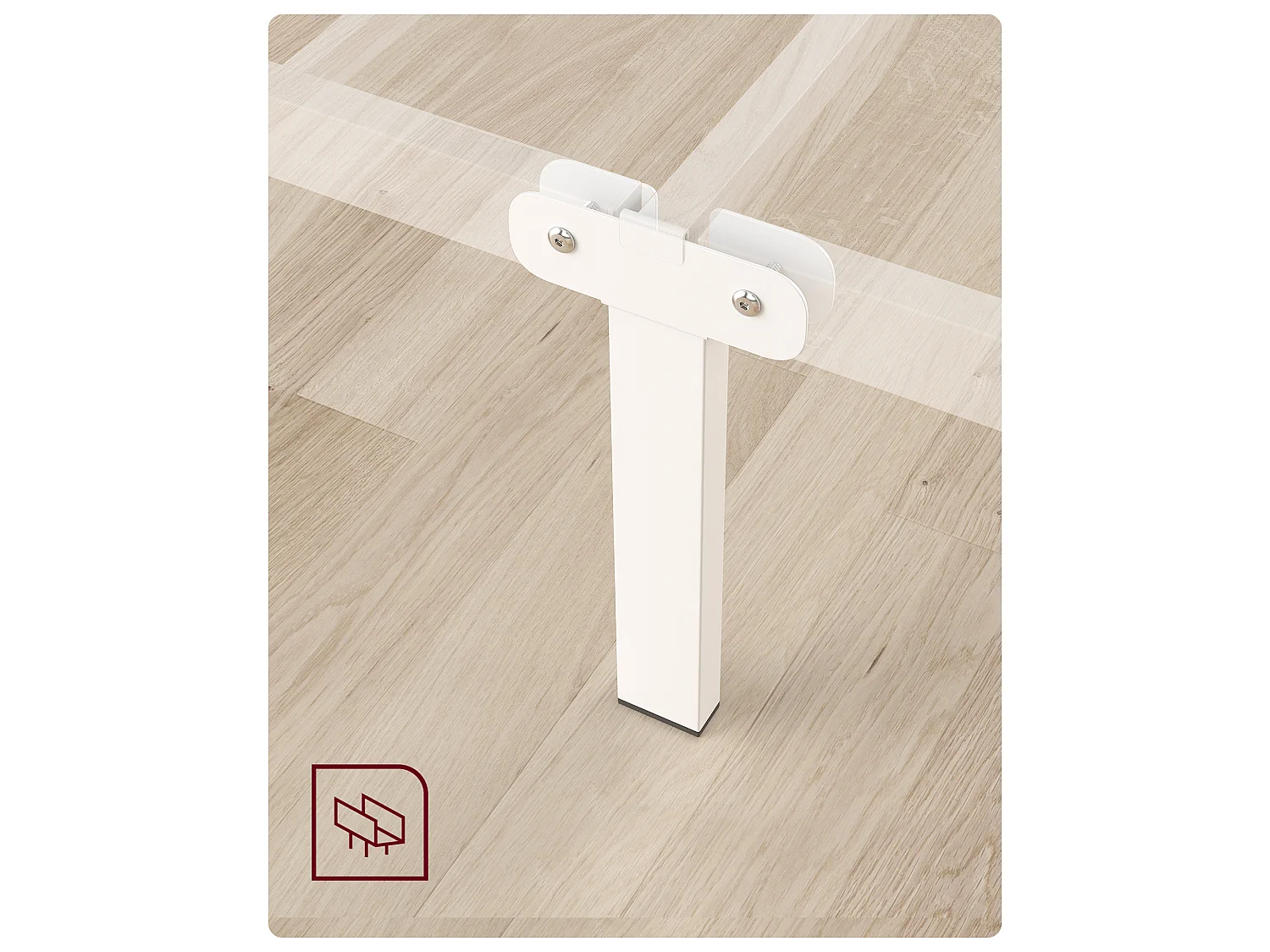 Struttura letto 198x91,8x86,4 cm bianco