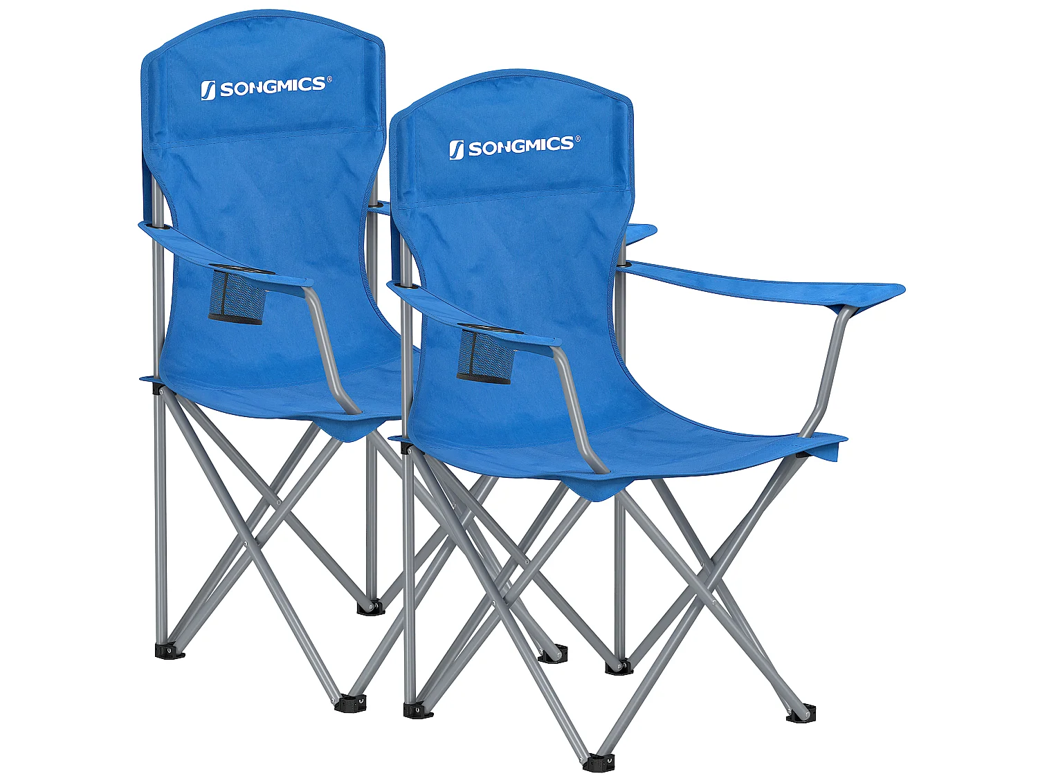 Campingstoel 76x51,5x95,5 cm blauw