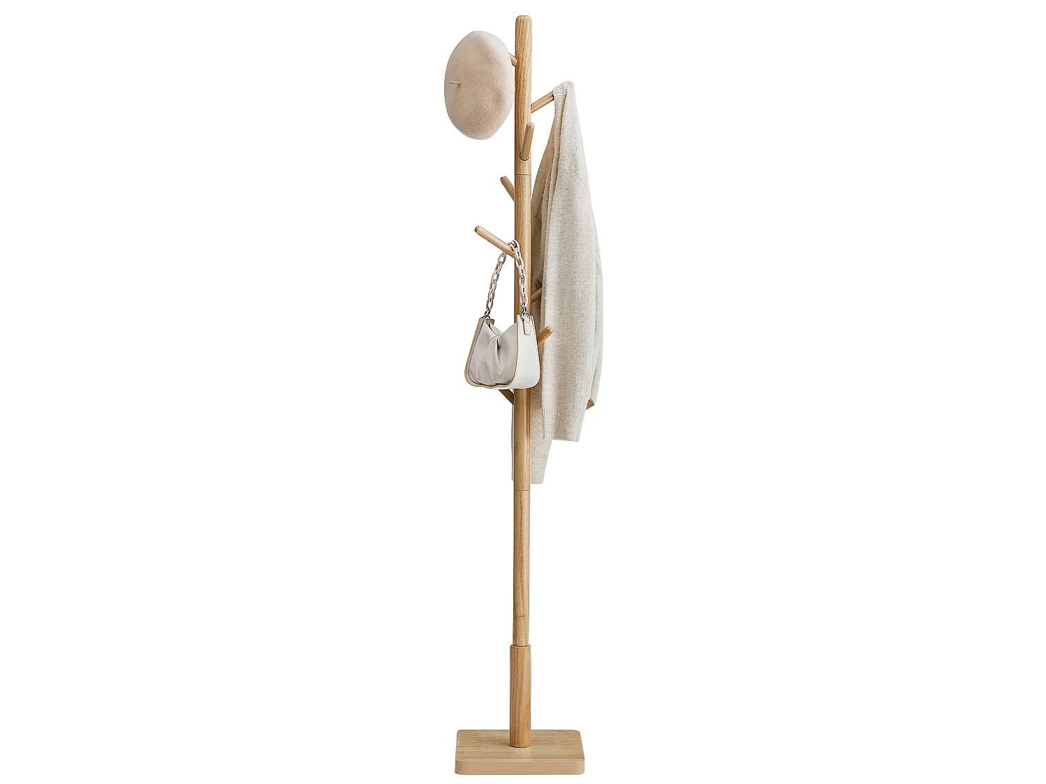 Porte-manteau 30x30x173,6 cm Beige